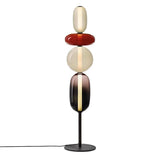 Stacked Glass Pebble Floor Lamp – 62cm, 63cm, 130cm or 160cm Sculptural LED Tower