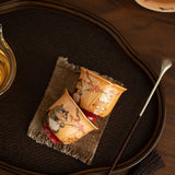 Wood-Fired Style Playful Floral Cat Petal Ceramic Tasting Teacup - 55ml Delicate Gongfu Cup