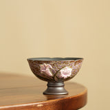 Authentic Old Rock Clay Mist Lily Xiyan Flared Anti-Scald Master Teacup - 85ml Gongfu Cup