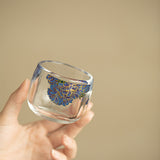 Thickened Crystal-Textured Borosilicate Glass Master Teacup - 90ml Anti-Scald Tasting Cup