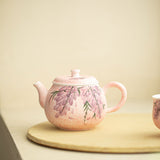 Authentic Rock Mineral White Mist Wisteria Dezhong Ceramic Teapot - 190ml Luxury Gongfu Teapot
