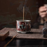 Authentic Dunhuang Nine-Colored Deer Ceramic Stick Incense Holder Stand - Teaware Accessories