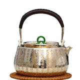 9999 Pure Silver Heart Sutra Tea Kettle - 960ml