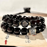 Chinese Zodiac Guardian Buddha Bodhi Root Double-Wrap Bracelet – 12 Zodiac Ben Ming Fo / Benshimingfo Spiritual Beads