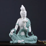 Dehua Water Moon Guanyin Ceramic Statue Collection – Lotus, Meditation & Blessing Bodhisattva Sculptures