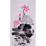 Hand-Painted Chinese Lotus Painting Collection – Pink & White Lotus, Kingfisher, Twin Fish, Dragonfly & Expressive Ink Floral Art, 13 Artwork Styles