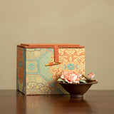 Handcrafted Wood-Fired Peony Gourd Anti-Scald Master Teacup - 85ml Gift Box Suite