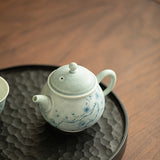 Authentic Jingdezhen Soda-Fired Winter Plum Crackle Ceramic Teapot - 180ml Gongfu Steeping Pot