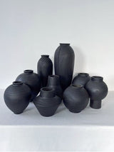 Hand-Carved Wood Wabi-Sabi Vase Collection – 3 Finishes & 10 Sculptural Forms