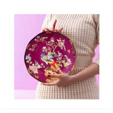 Hundred Birds Facing the Phoenix 百鸟朝凤 Bone China 11-Piece Tableware Gift Set – Purplish Red or Light Blue