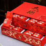 Wuyi Rou Gui Rock Oolong Tea 500g Luxury Red Gift Chest – Rich Cinnamon-Aroma Yancha with Individually Wrapped Portions