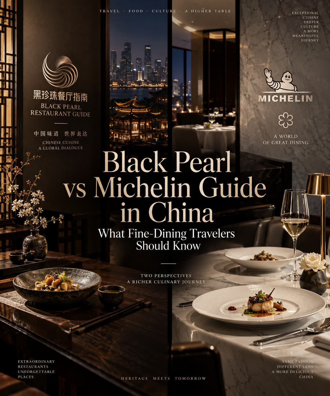 Black Pearl versus Michelin Guide in China fine dining comparison cover