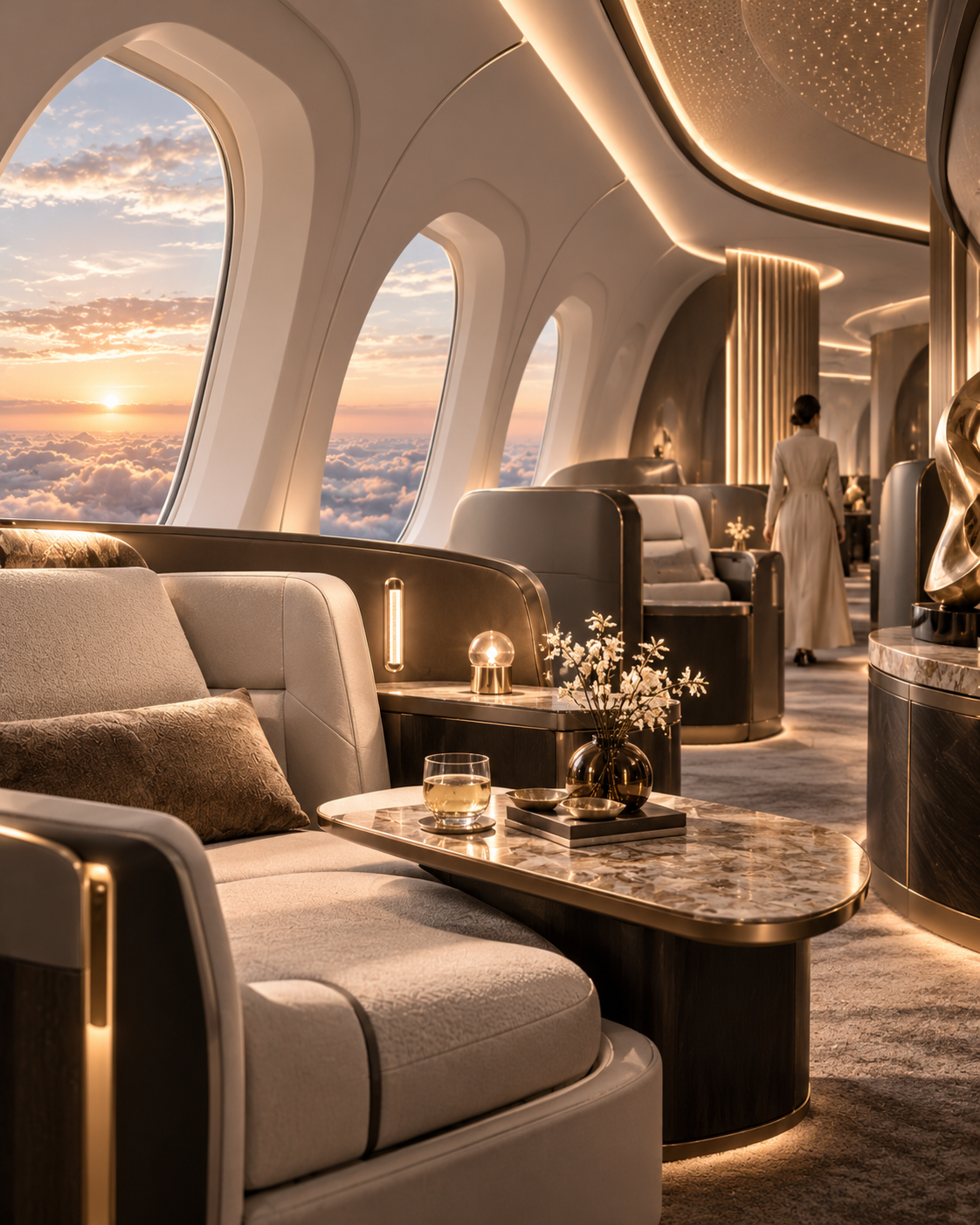 Next-generation premium long-haul aircraft cabin editorial cover