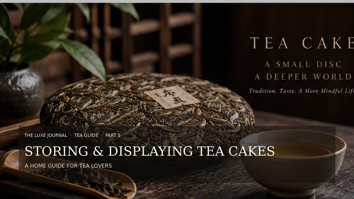 How to store and display tea cakes at home