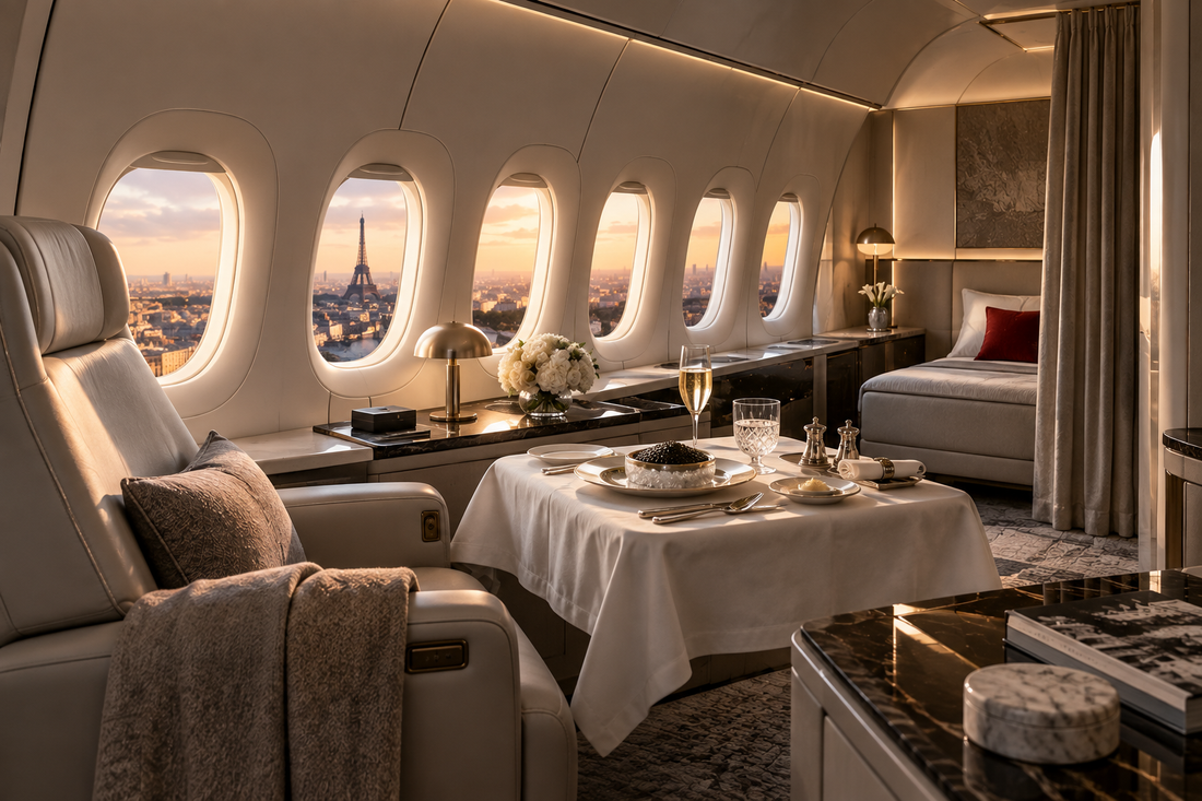 THE LUXE JOURNAL travel news cover for Air France La Premiere first class