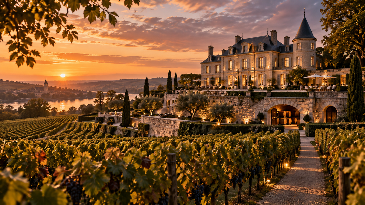 THE LUXE JOURNAL cover for the 2026 MICHELIN Grapes Bordeaux selection and wine travel