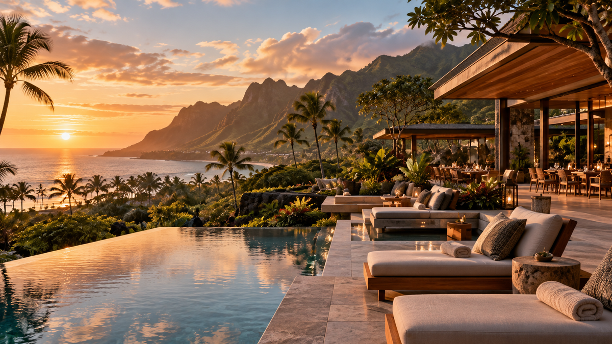 THE LUXE JOURNAL cover for Hale Hokuala Kauai and luxury travel on Hawaii's Garden Island