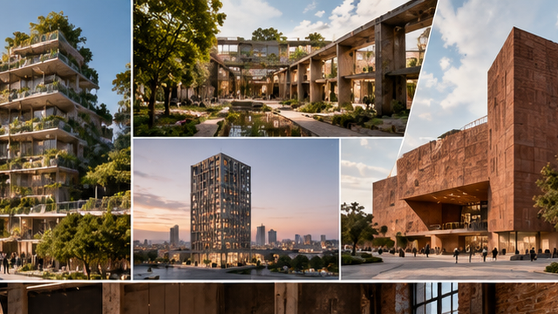 THE LUXE JOURNAL cover for the RIBA International Prize 2026 shortlist, showing climate-responsive and adaptive-reuse architecture
