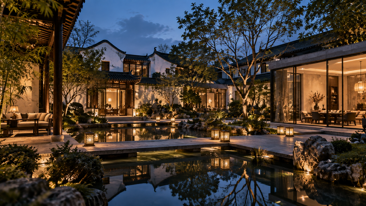THE LUXE JOURNAL cover for Xi Zhe Wuxi Curio Collection by Hilton and contemporary Jiangnan design