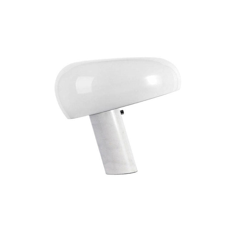 Small black mushroom marble table lamp product view