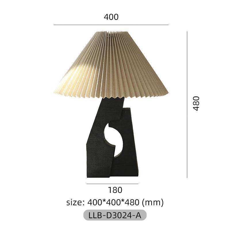 Black resin arch form table lamp dimensions 40 cm by 48 cm