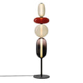 Stacked glass pebble floor lamp designer variant view 1