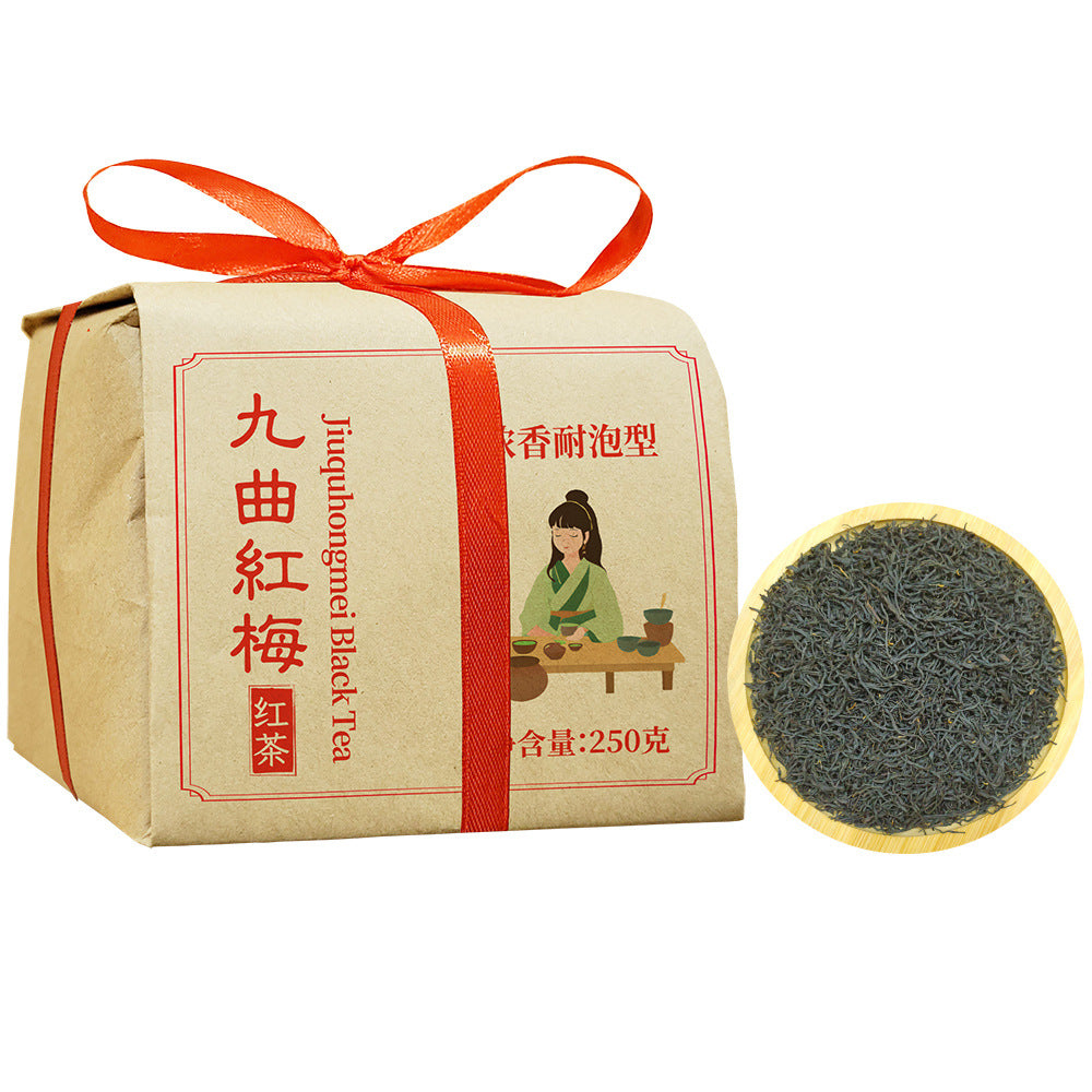 Jiuqu Hongmei traditional gift package and loose leaves