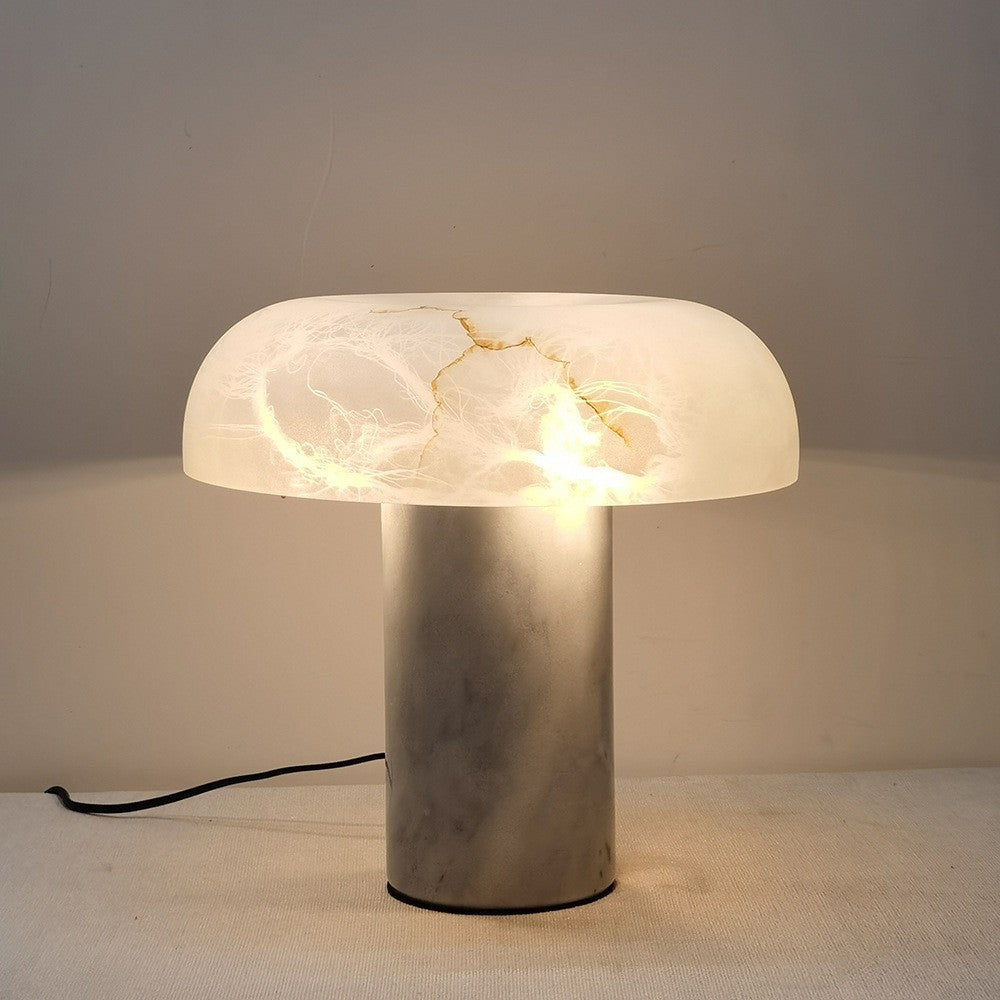 Marble mushroom table lamp product detail