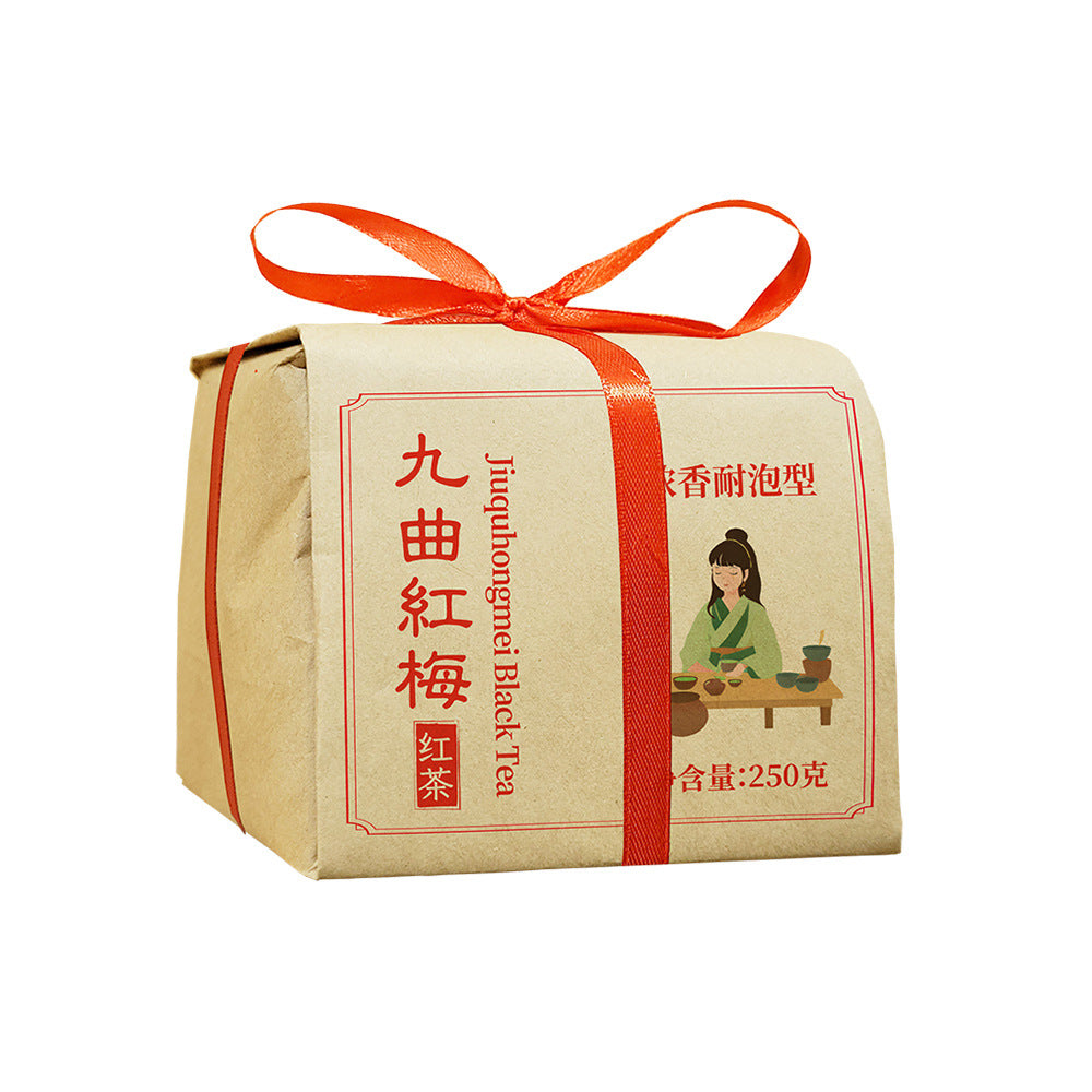 Jiu Qu Hong Mei black tea traditional paper gift pack