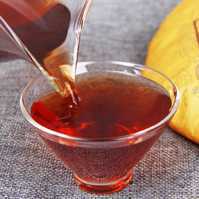 Banzpen Old Tree Ripe Pu-erh tea liquor 班盆老树熟茶 茶汤