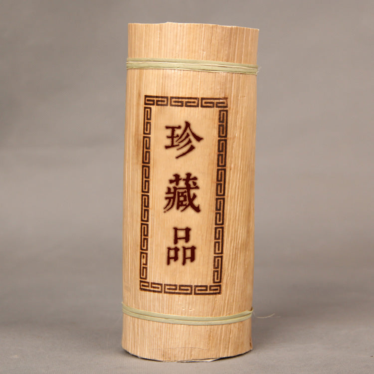 Bingdao ancient-tree raw Pu-erh bamboo pillar product image