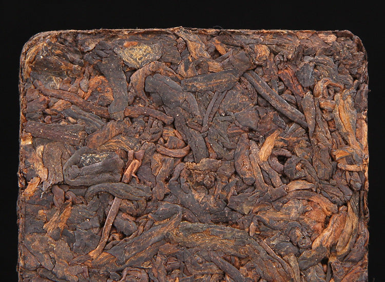 Pasha Qiaomu shou Pu-erh compressed tea brick view