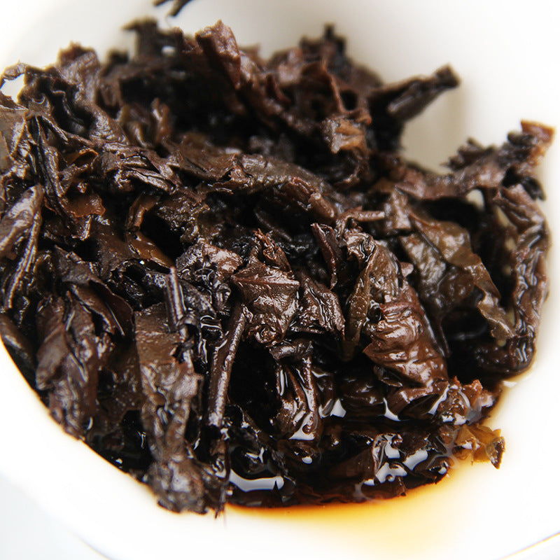 2017 Menghai bamboo-aroma ripe Pu-erh tea 500g