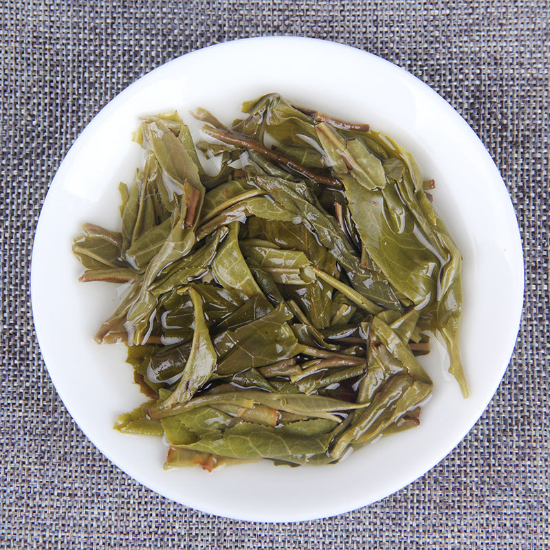 Infused leaves from 2019 Heritage Seal ancient-tree raw Pu-erh