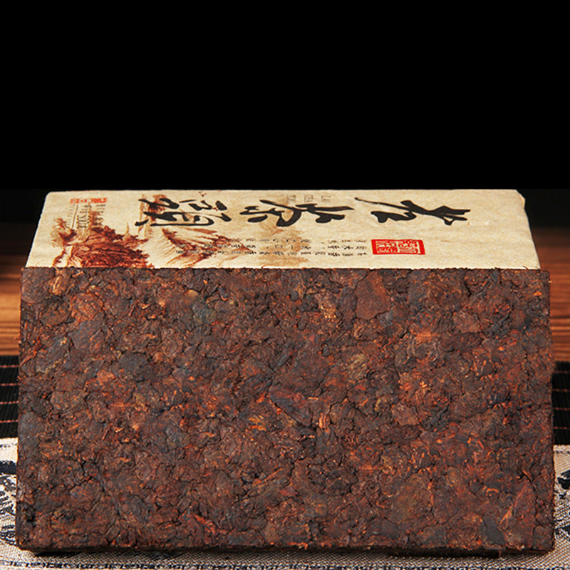Unwrapped 2019 Lao Cha Tou Ripe Pu-erh Tea Brick 500g 老茶头熟茶砖 compressed tea