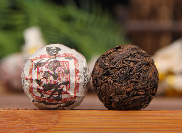 Jingmai orchid-honey ripe Pu-erh dragon pearl tea image
