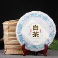 Yunbai ancient-tree white tea cake wrapper detail