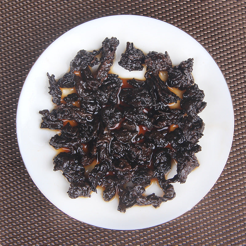 2021 Bulang Mountain Lao Cha Tou ripe Pu-erh 500g