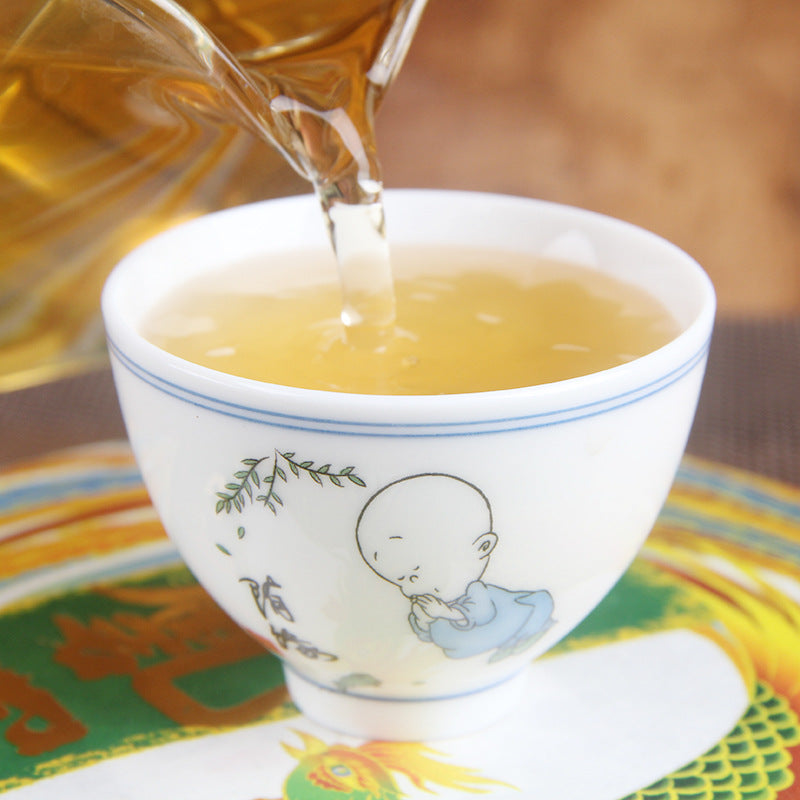 2021 Phoenix Nest Yiwu raw Pu-erh wrapper detail