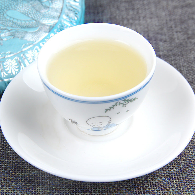 2021 Yugong Yinya white tea cake wrapper detail