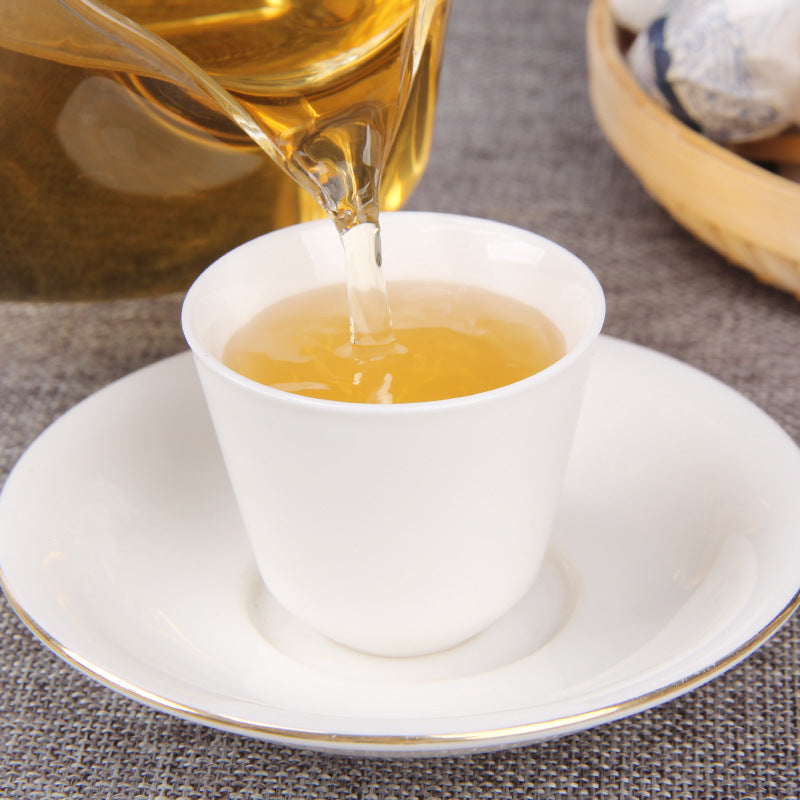 Bingdao ice sugar sweet Sheng Pu-erh mini tea ball product view