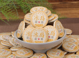 2023 Bingdao Golden-Bud Ripe Pu-erh Mini Cakes – 500g, Approx. 5g Each 冰岛熟茶玲珑小茶饼