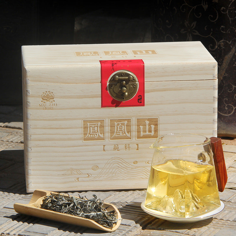 2023 Fenghuangshan Fenghuangwo raw Pu-erh 500g wooden gift box