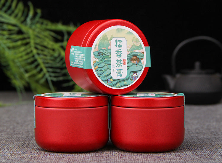 Sticky Rice Aroma Ripe Pu-erh Tea Paste 40g red tins 糯香熟茶膏