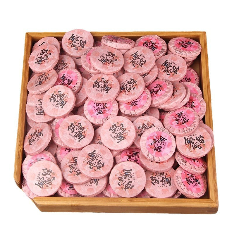 Yunnan rose black tea mini compressed cakes with floral aroma 500g