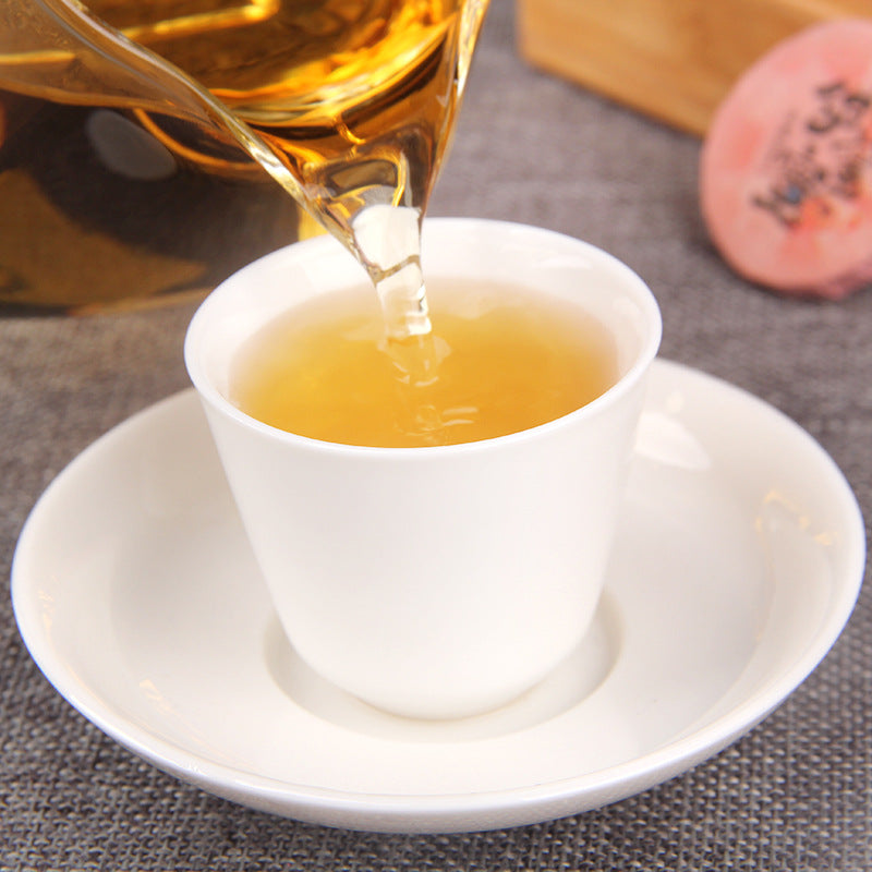 Sweet Honey 520 rose black tea small compressed cake detail
