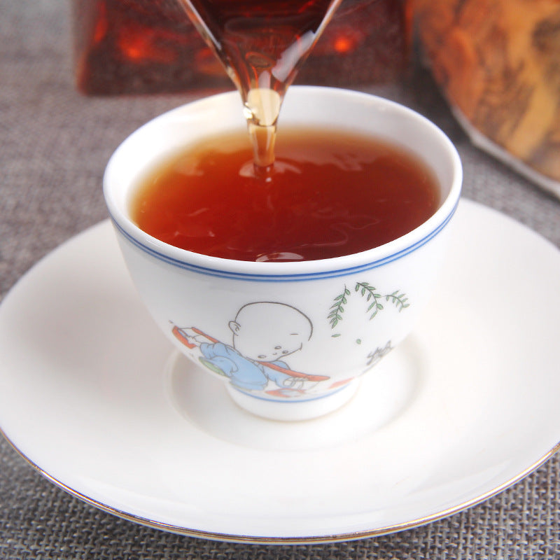 2026 Sticky Rice Aroma Ripe Pu-erh tea liquor 糯香熟普 茶汤