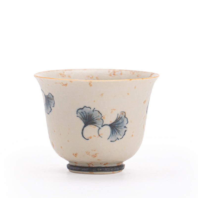 Authentic Jingdezhen Vintage Blue & White Huoshihong Ceramic Master Teacup - 75ml Gongfu Cup