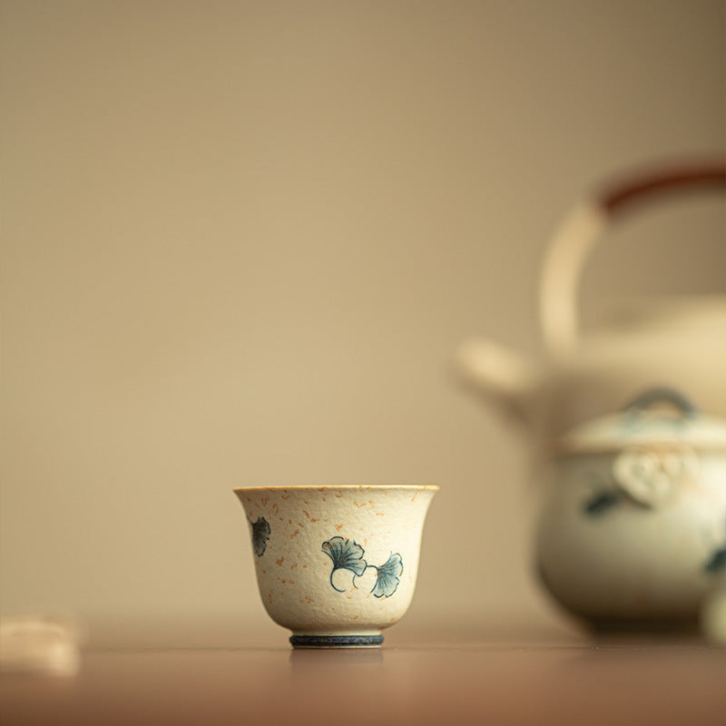Authentic Jingdezhen Vintage Blue & White Huoshihong Ceramic Master Teacup - 75ml Gongfu Cup