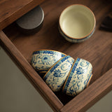 Authentic Jingdezhen Hand-Painted Underglaze Blue & White Meditation Chalice Master Teacup - 85ml Gongfu Teacup